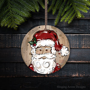 Santa Ornament